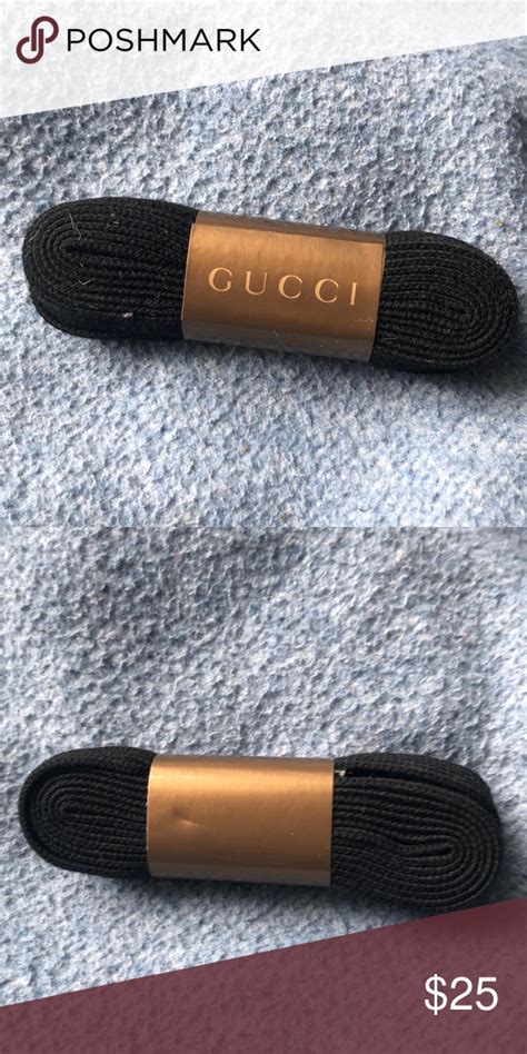 gucci shoe laces black price